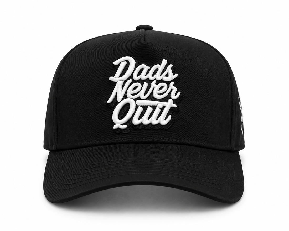 Dads Never Quit Snapback Hat