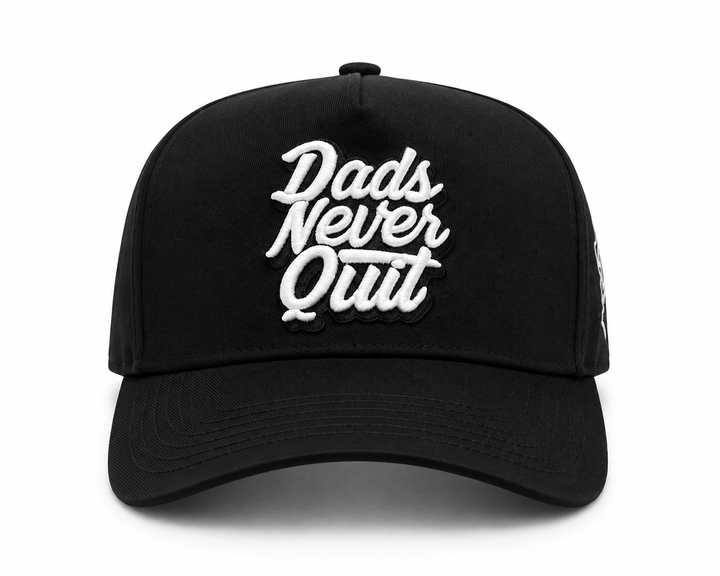 Dads Never Quit Snapback Hat