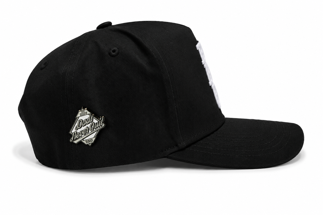 Dads Never Quit Snapback Hat