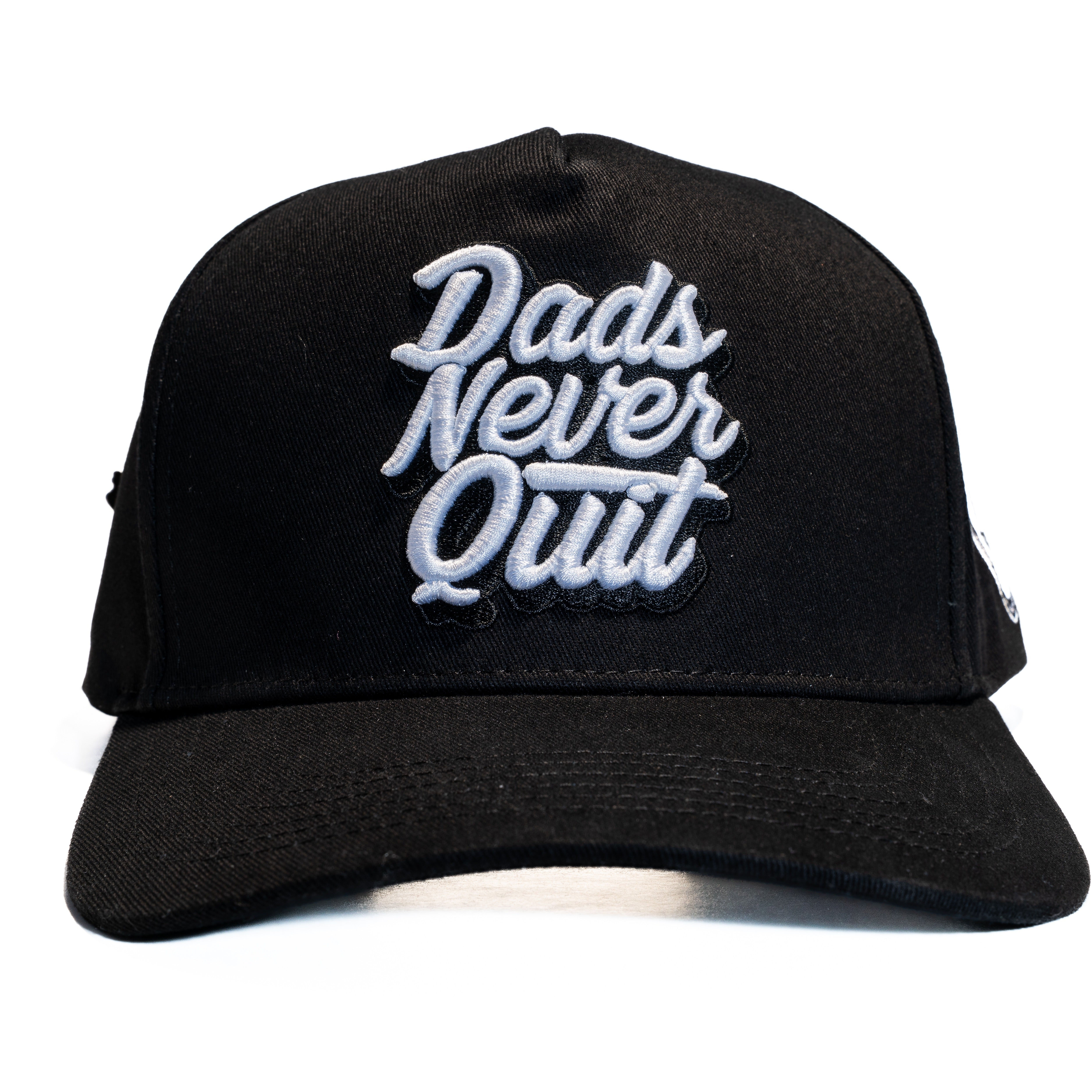 Dads Never Quit Snapback Hat